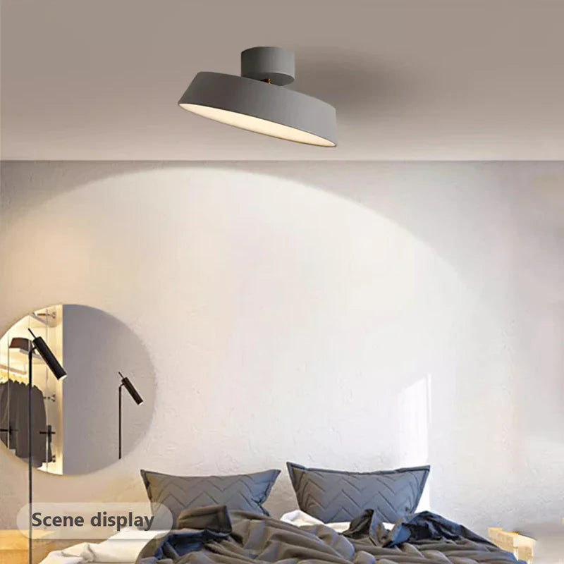 Rotatable LED Ceiling Light | Adjustable Modern Flush Mount Fixture