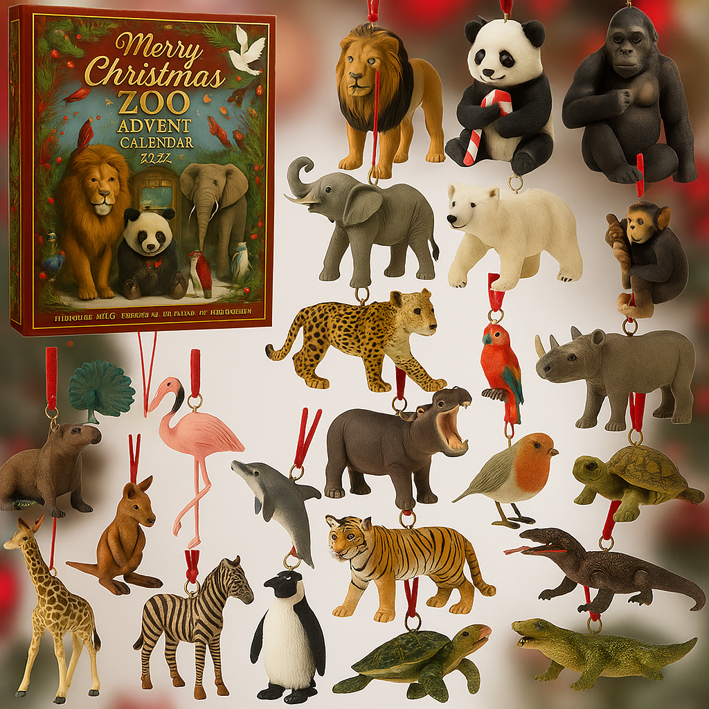 Zoo Advent Calendar 2025 – 24 Cute Animal Toys