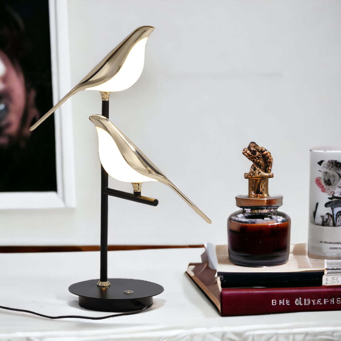 Touch-Activated LED Table Lamp