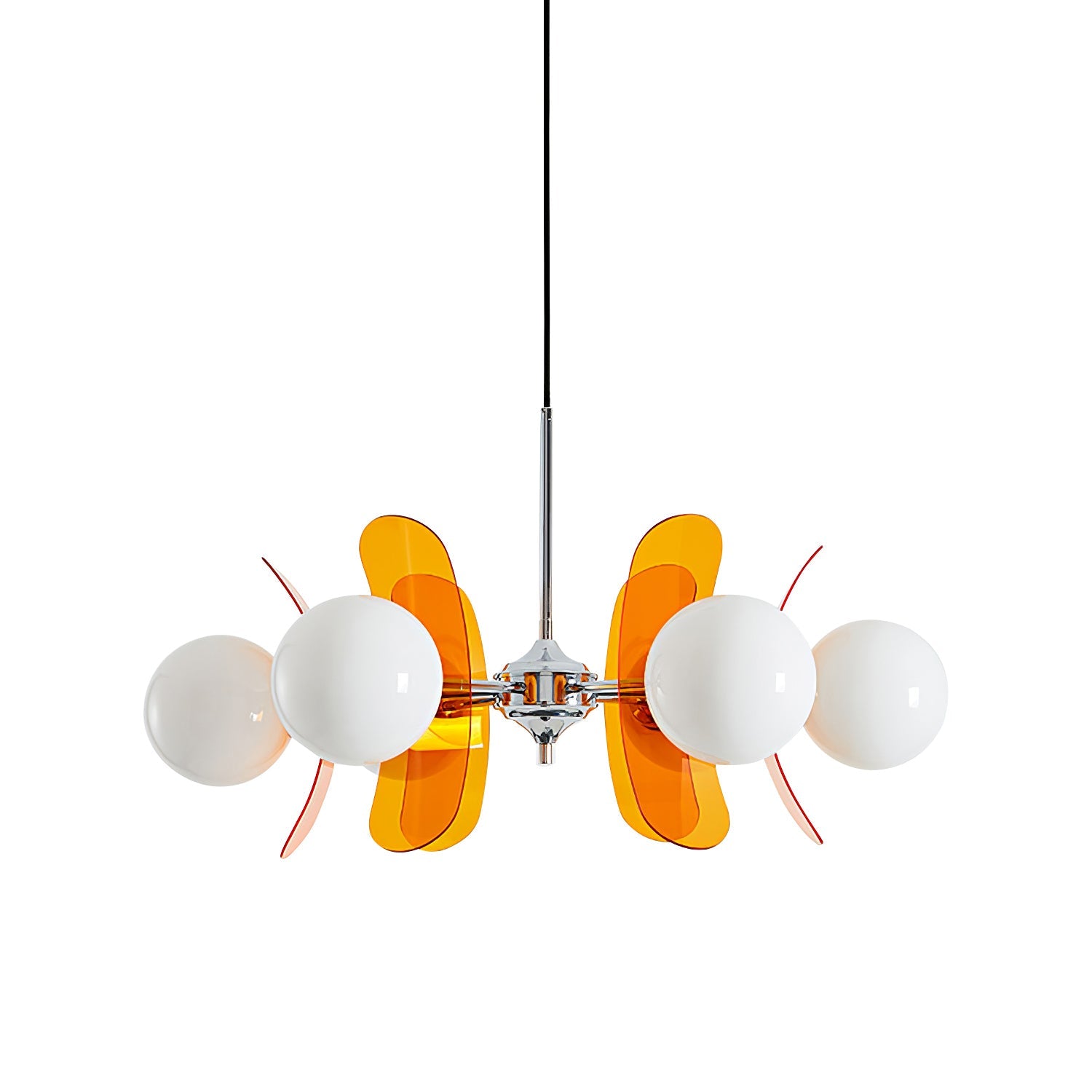 Retro Coloured Sputnik Chandelier – Timeless Ceiling Light