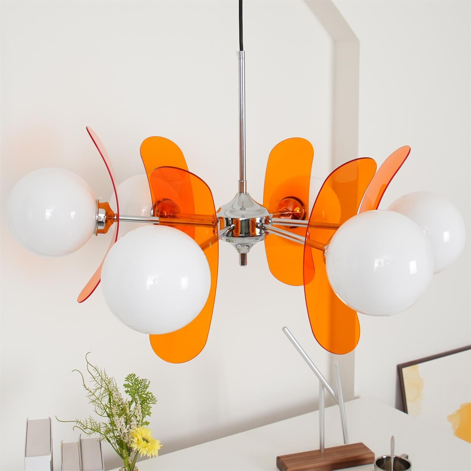 Retro Coloured Sputnik Chandelier – Timeless Ceiling Light