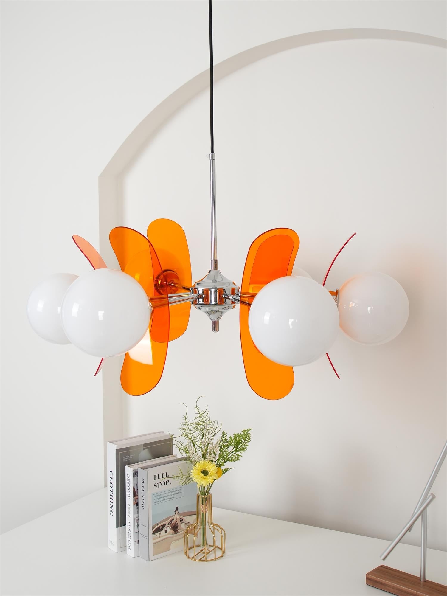 Retro Coloured Sputnik Chandelier – Timeless Ceiling Light