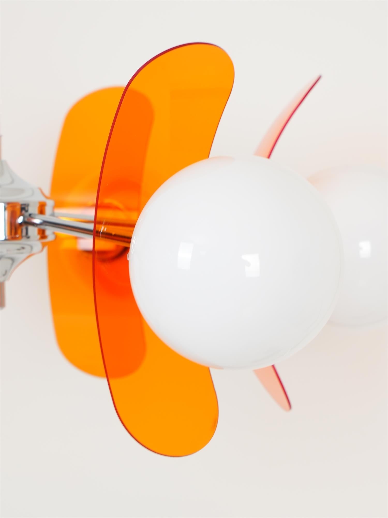 Retro Coloured Sputnik Chandelier – Timeless Ceiling Light