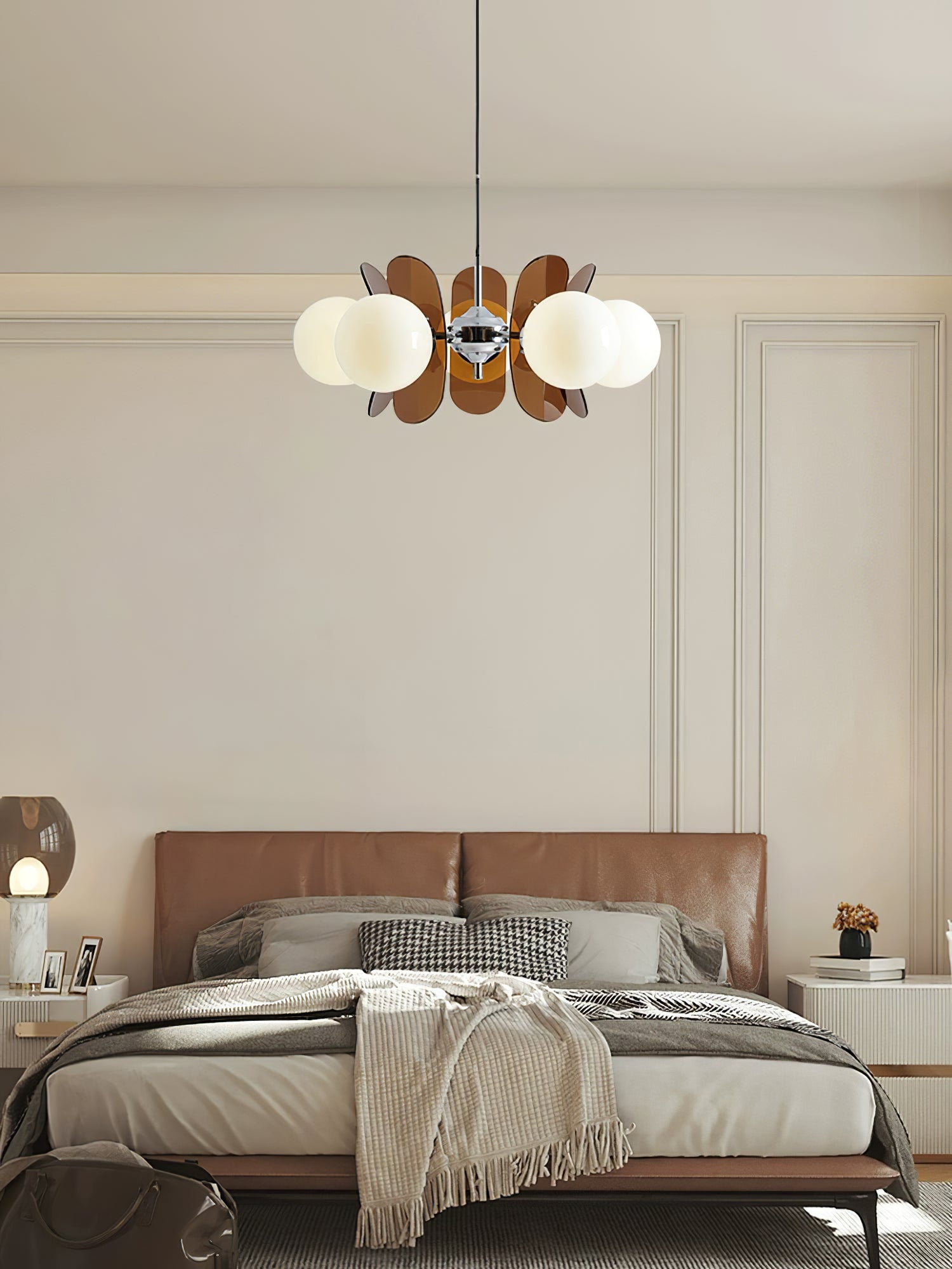 Retro Coloured Sputnik Chandelier – Timeless Ceiling Light