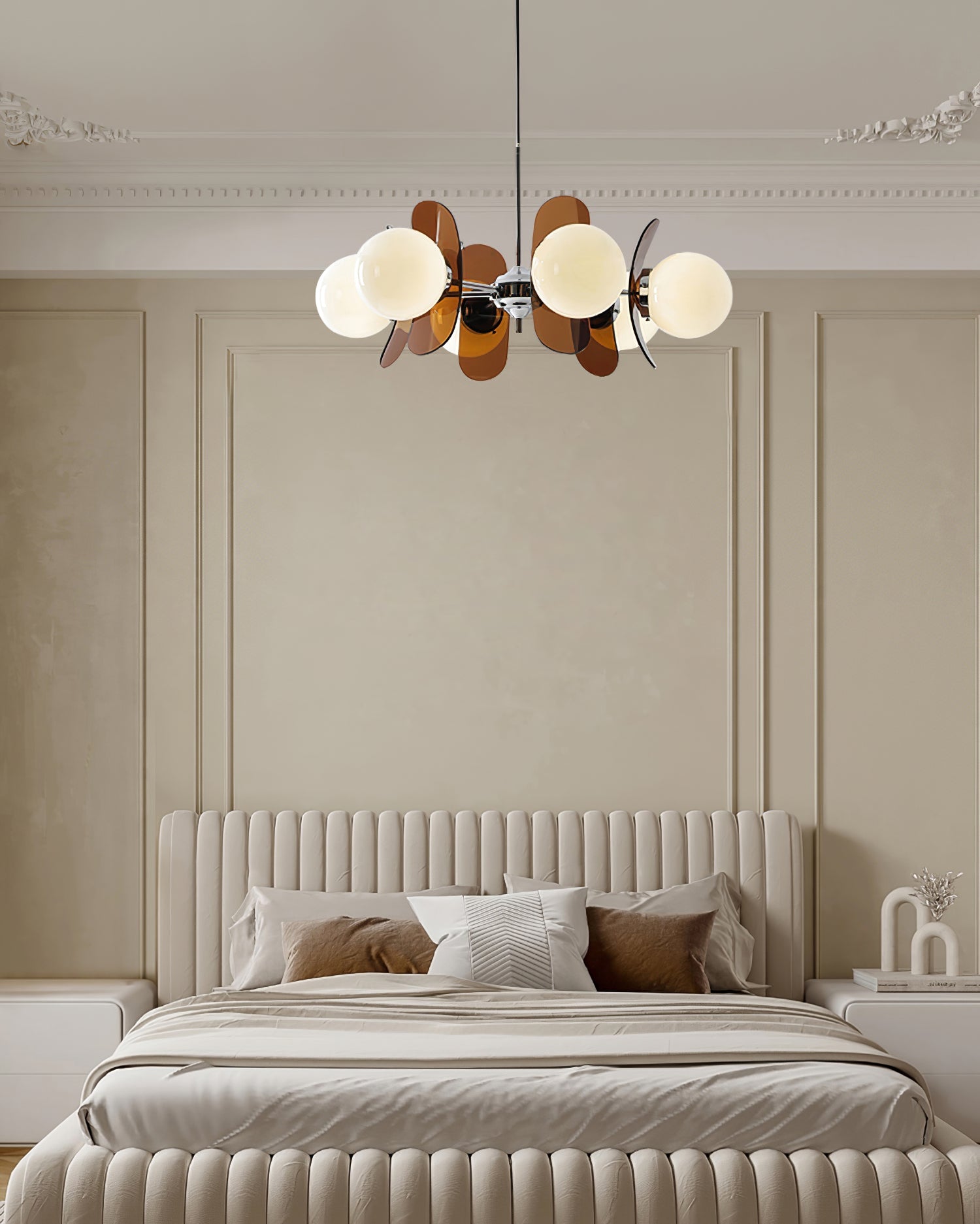 Retro Coloured Sputnik Chandelier – Timeless Ceiling Light