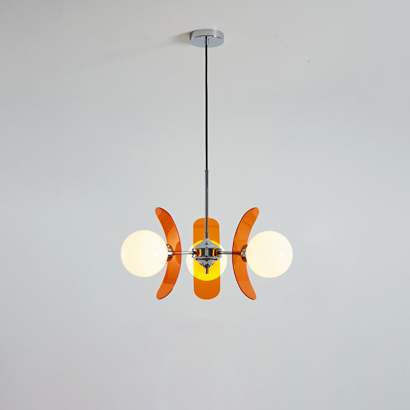 Retro Coloured Sputnik Chandelier – Timeless Ceiling Light