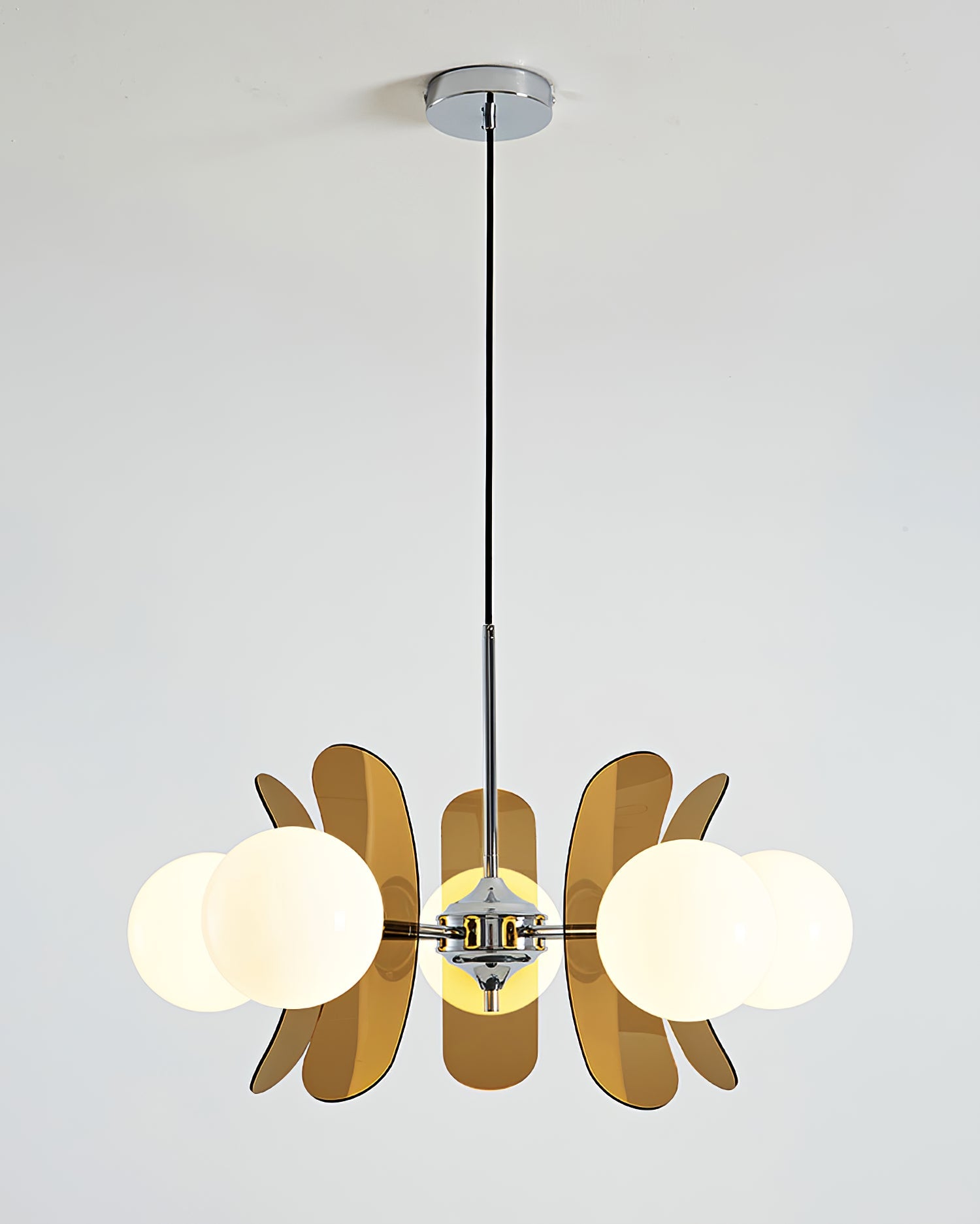 Retro Coloured Sputnik Chandelier – Timeless Ceiling Light