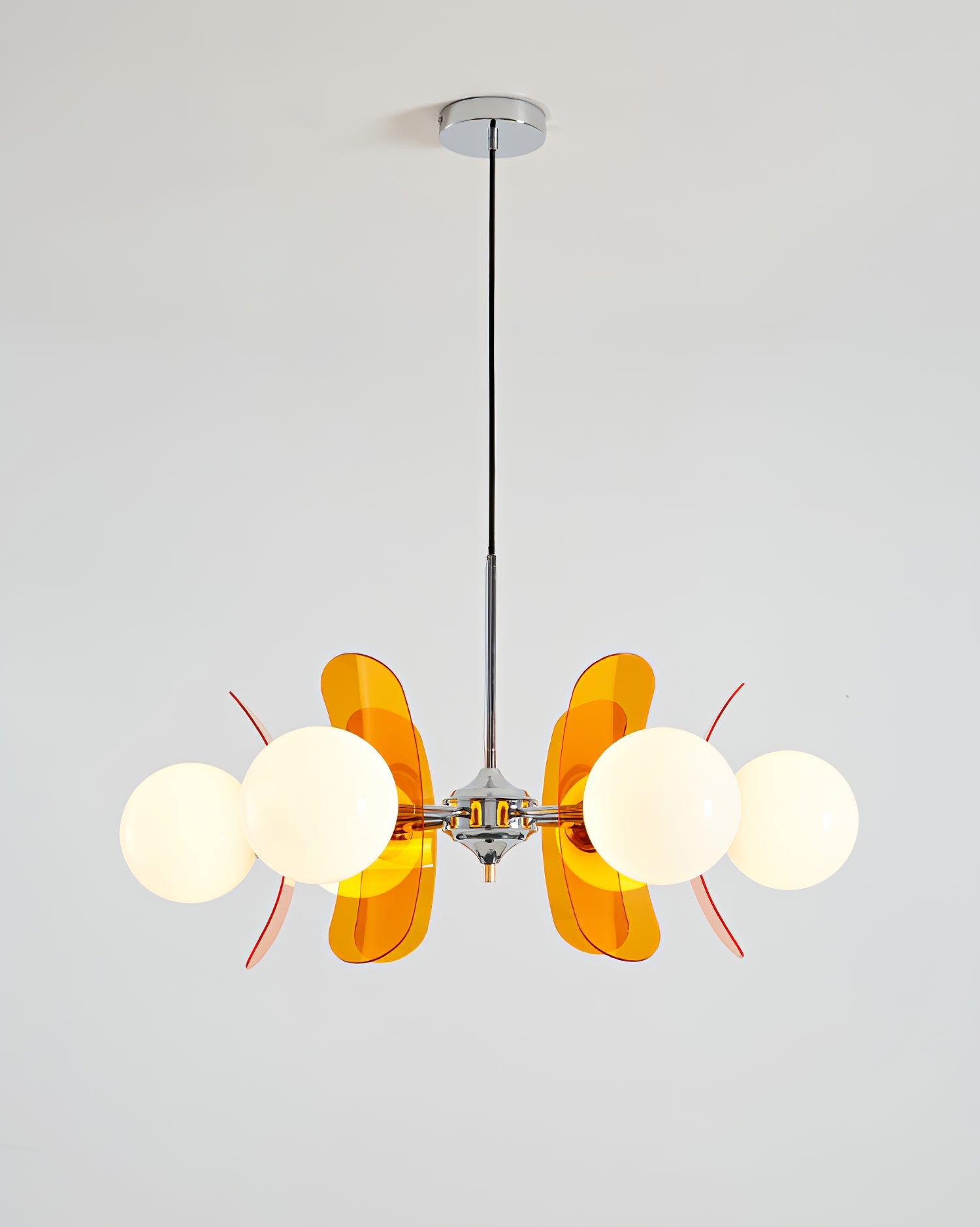 Retro Coloured Sputnik Chandelier – Timeless Ceiling Light