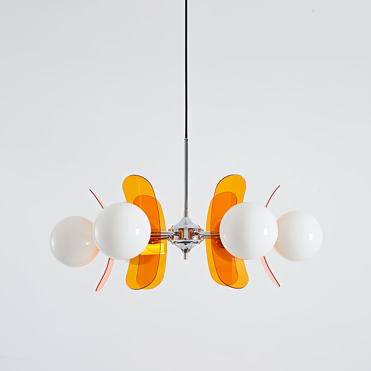 Retro Coloured Sputnik Chandelier – Timeless Ceiling Light