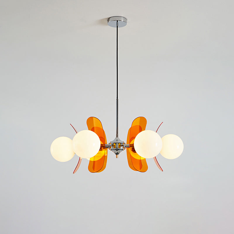 Retro Coloured Sputnik Chandelier – Timeless Ceiling Light