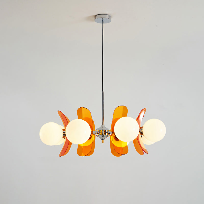 Retro Coloured Sputnik Chandelier – Timeless Ceiling Light
