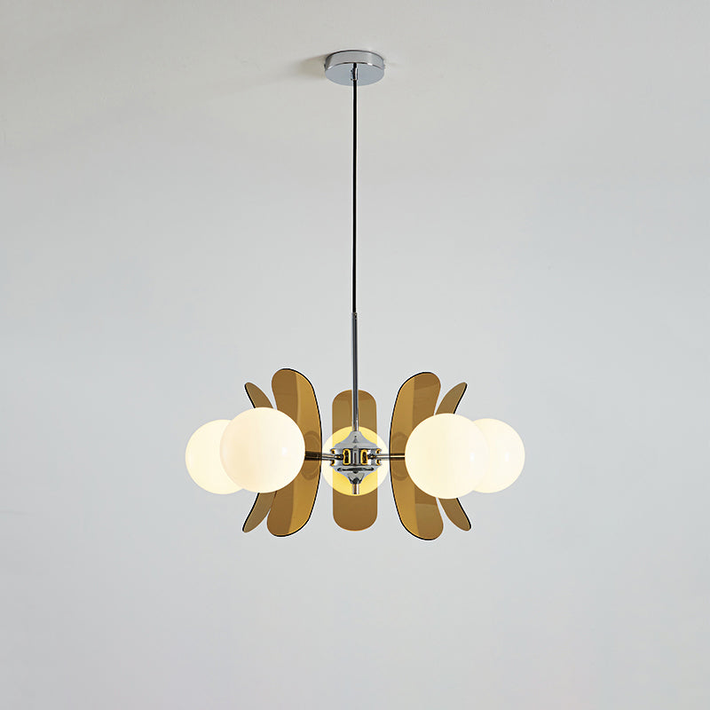 Retro Coloured Sputnik Chandelier – Timeless Ceiling Light