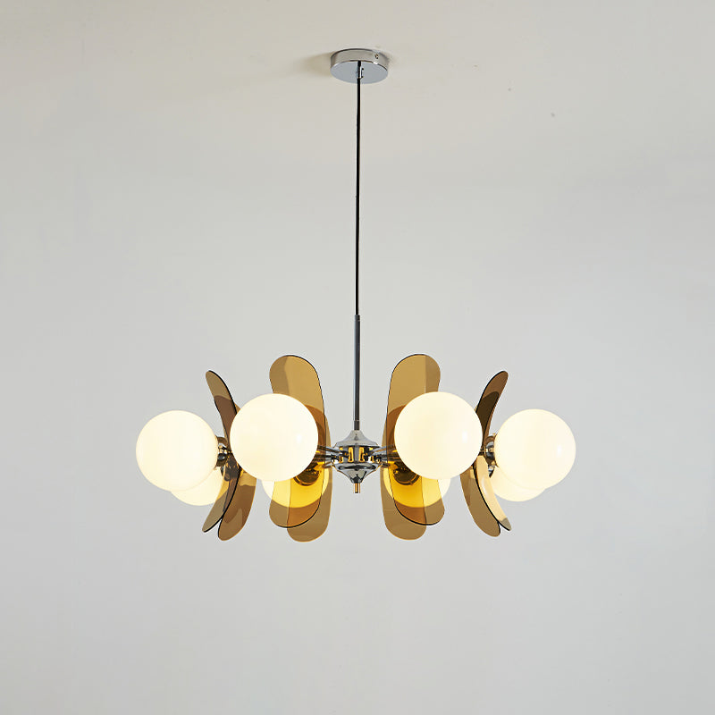 Retro Coloured Sputnik Chandelier – Timeless Ceiling Light