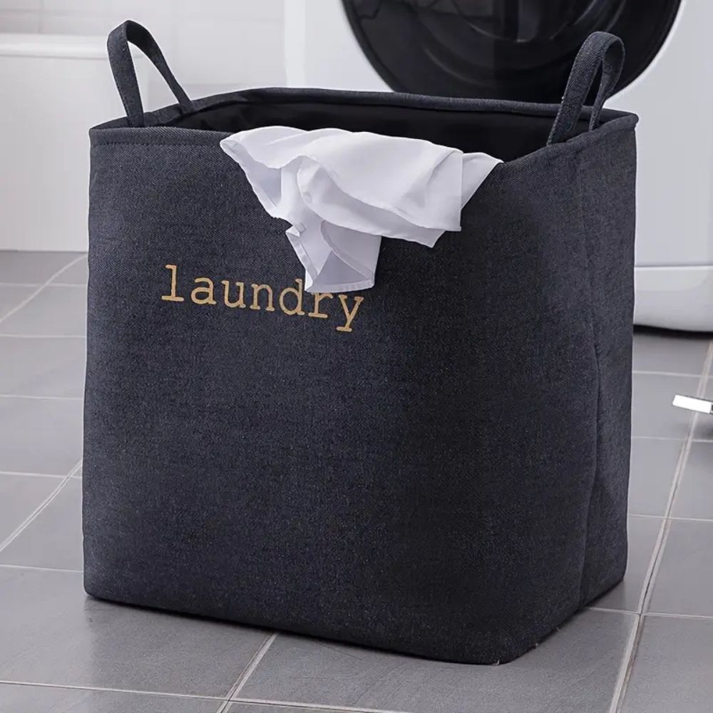 Cozy Fabric Cube Laundry Basket | Storage Basket