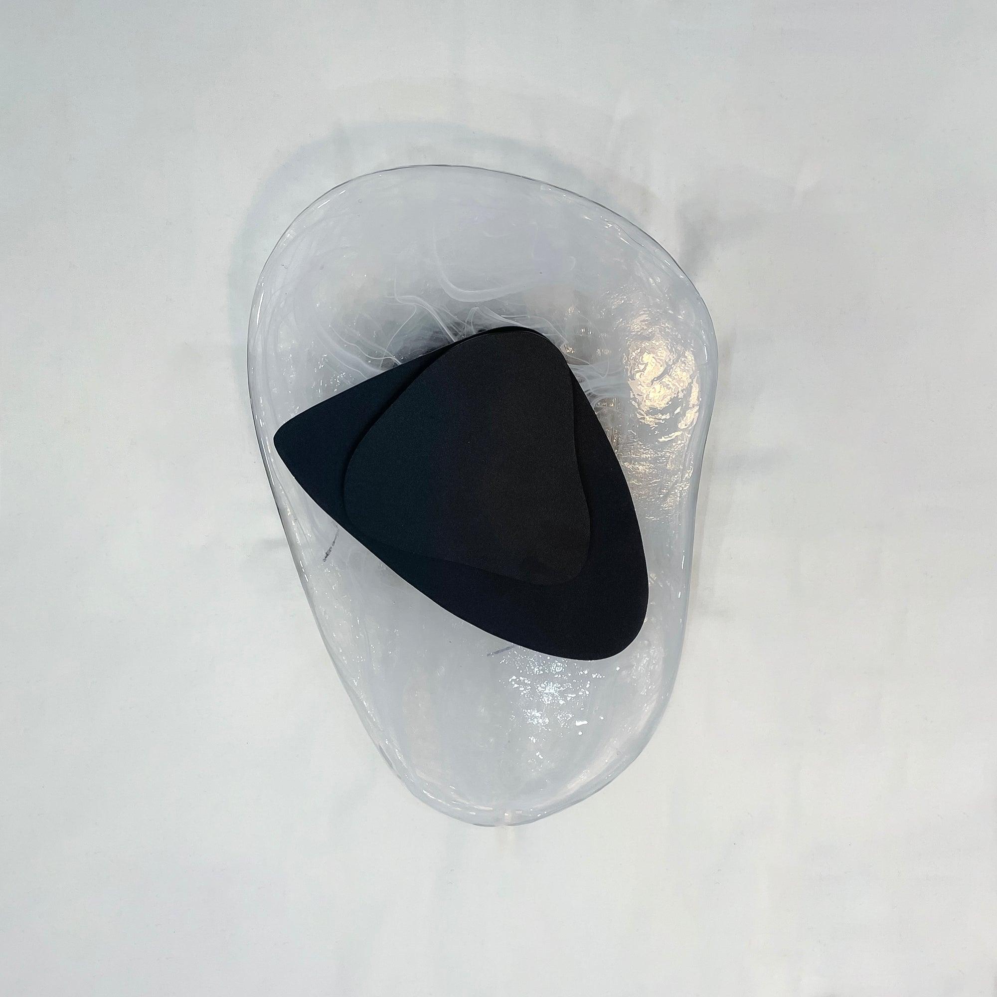 Artistic Glass Wall Sconce – Fluid Design LED Lamp