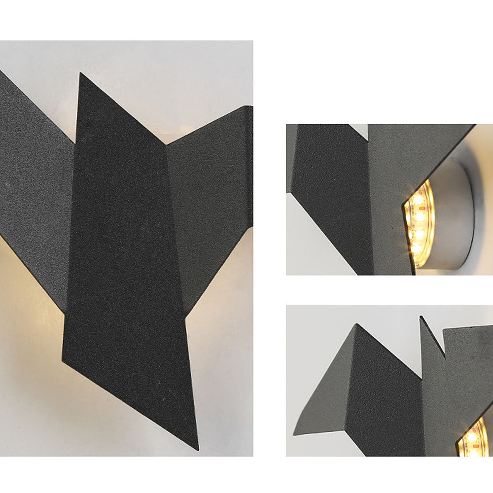 Bird-Shaped Iron Wall Light