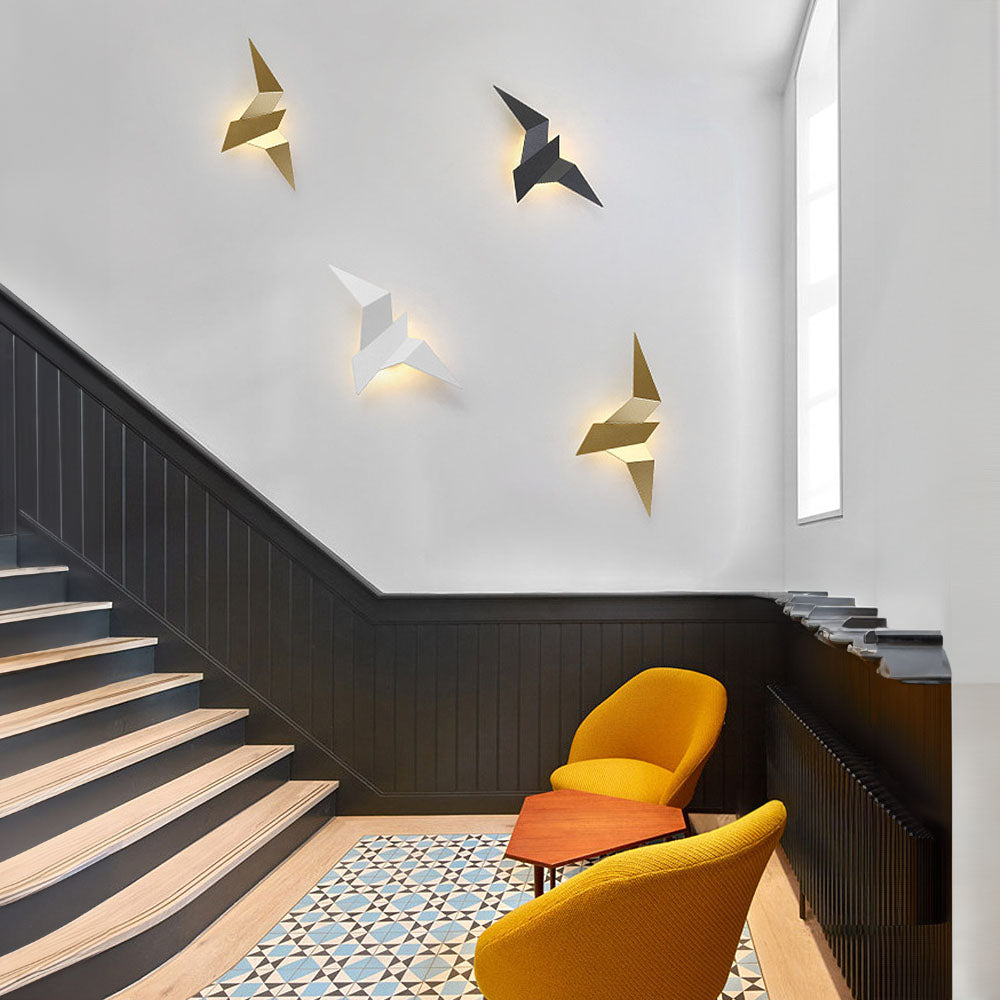 Bird-Shaped Iron Wall Light