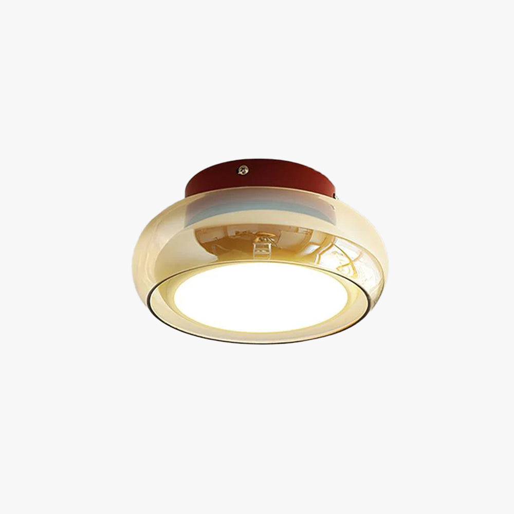 Retro Bauhaus Glass Ceiling Light  – Vintage Style Lighting Fixture