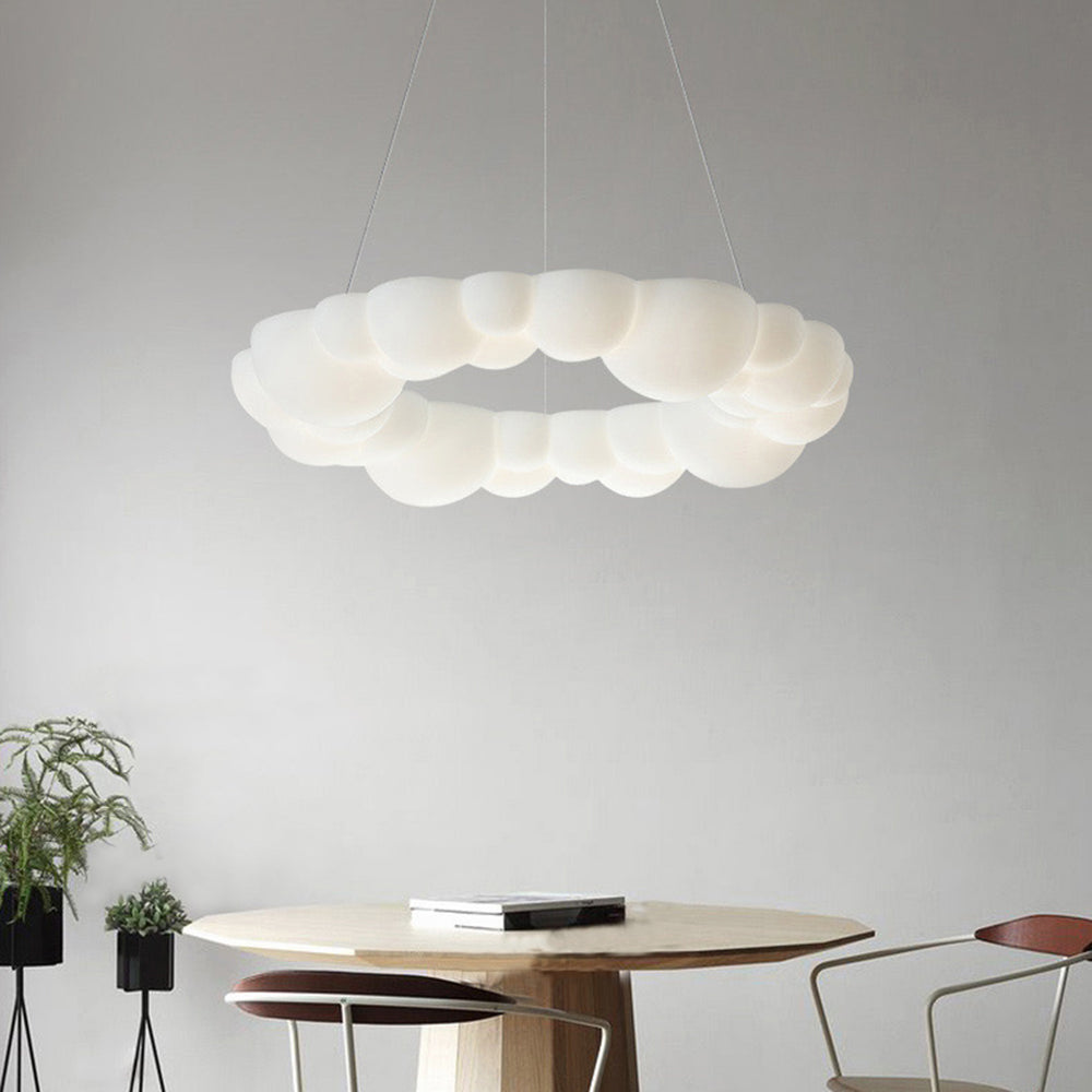 Stylish Cloud Ceiling Light – Soft Curves, Modern Home Décor Accent