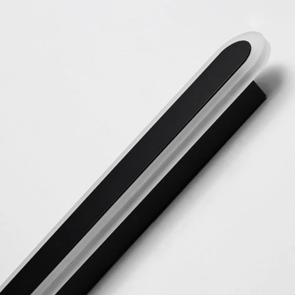 Modern Outdoor Wall Lamp – Linear Oval LED Light