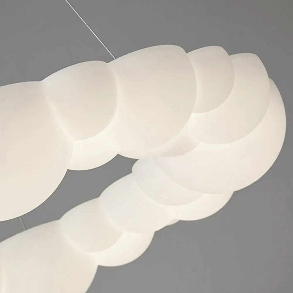 Stylish Cloud Ceiling Light – Soft Curves, Modern Home Décor Accent