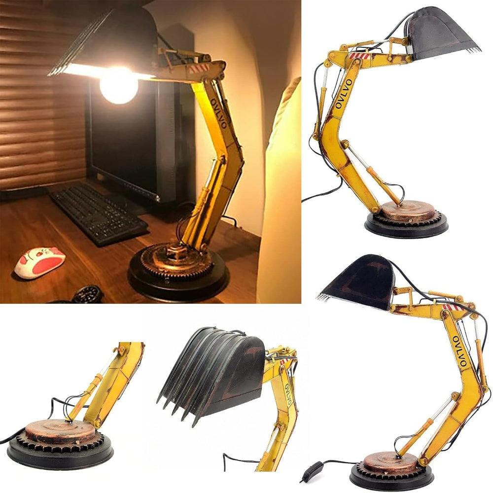 Creative LED Excavator Table Lamp | Reading Lamp
