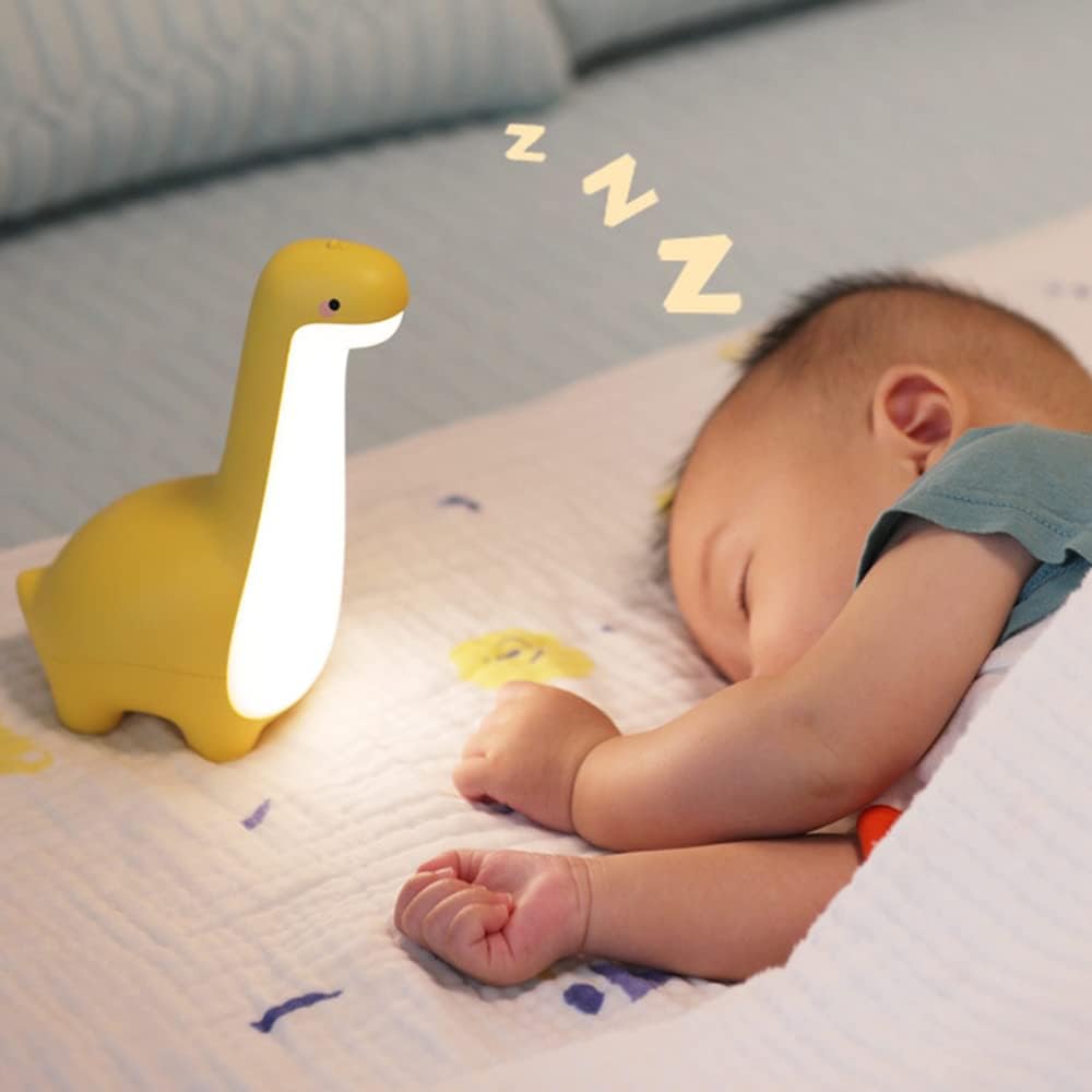 Soft Glow Dinosaur Nightlight – Rechargeable Bedside Light
