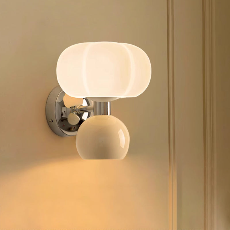 Bauhaus Style Cream Wall Light | LED Wall Lamp