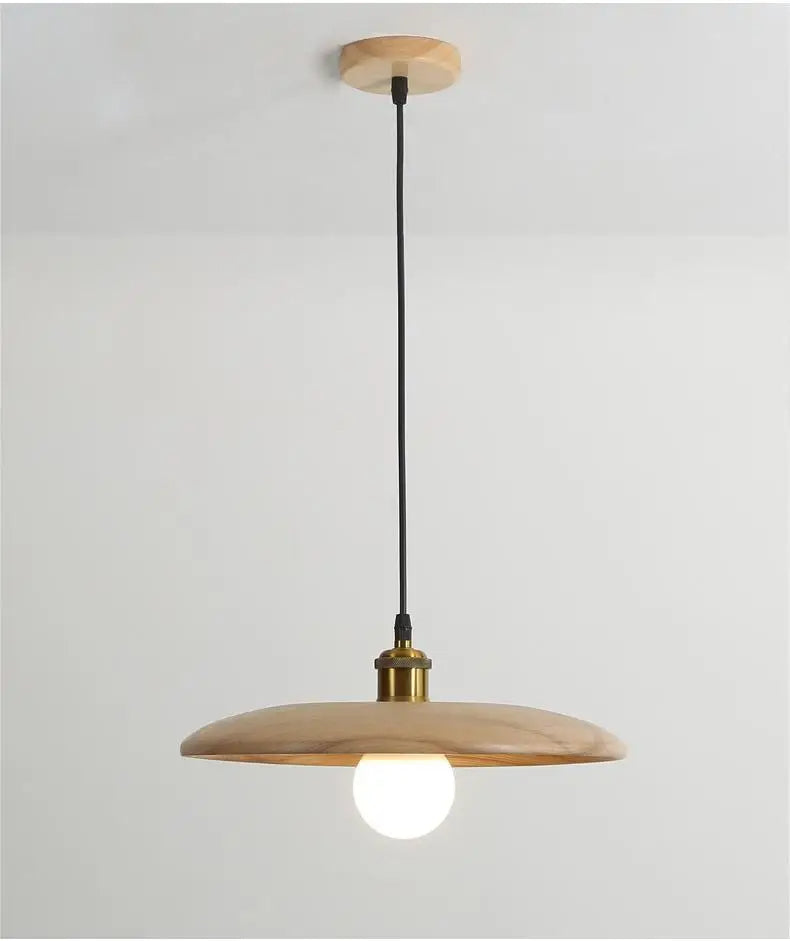 Rustic Wood Pendant Light | Scandinavian Style