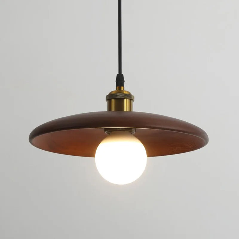 Rustic Wood Pendant Light | Scandinavian Style