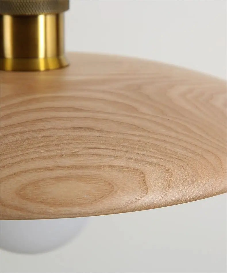 Rustic Wood Pendant Light | Scandinavian Style