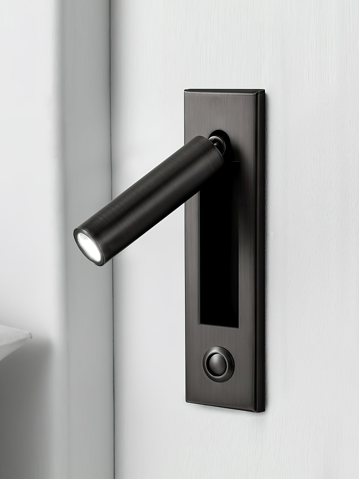 Modern Built-In Bedside Wall Sconce with LED Light