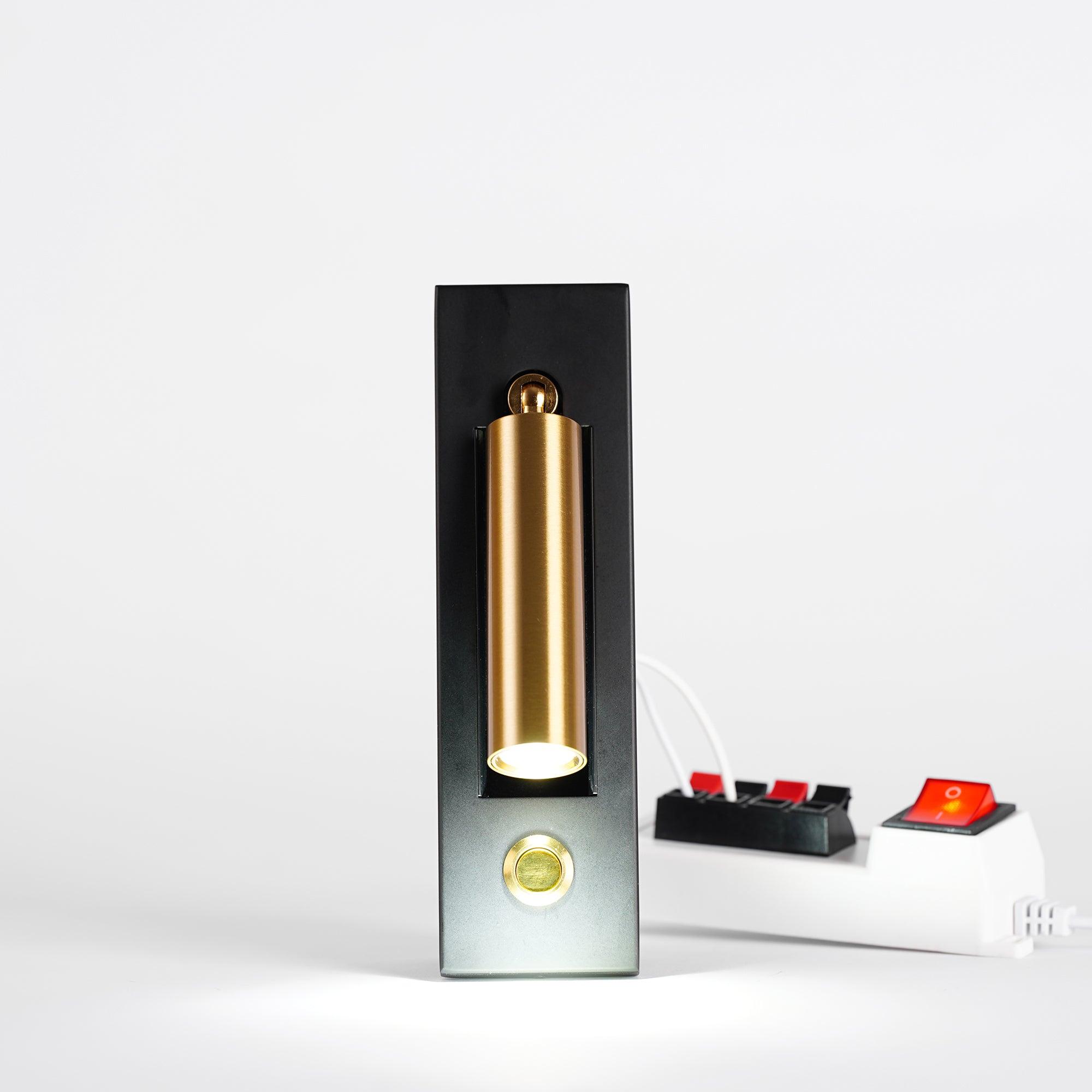 Modern Built-In Bedside Wall Sconce with LED Light