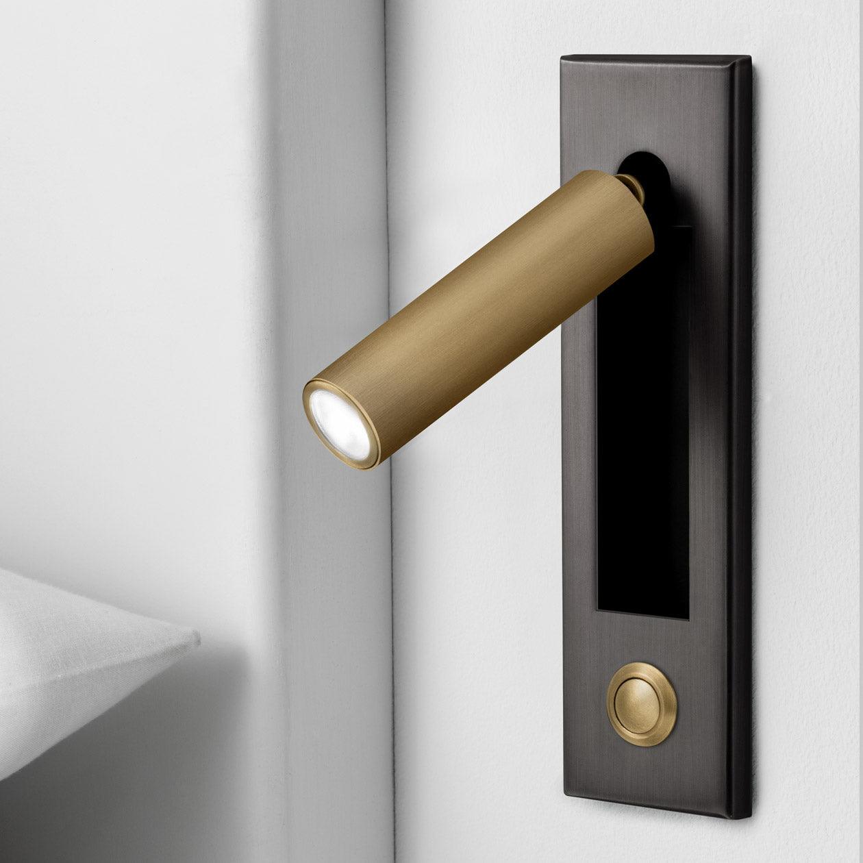 Modern Built-In Bedside Wall Sconce with LED Light