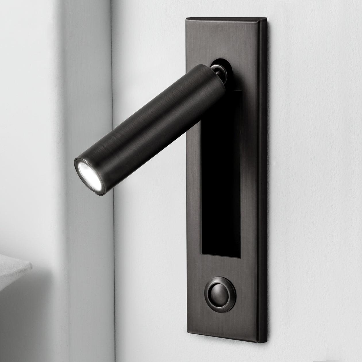 Modern Built-In Bedside Wall Sconce with LED Light