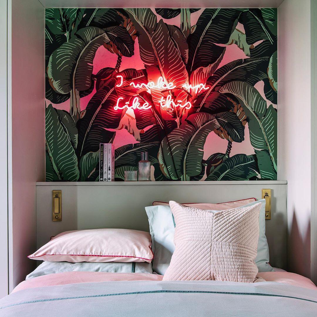 Modern Built-In Bedside Wall Sconce with LED Light