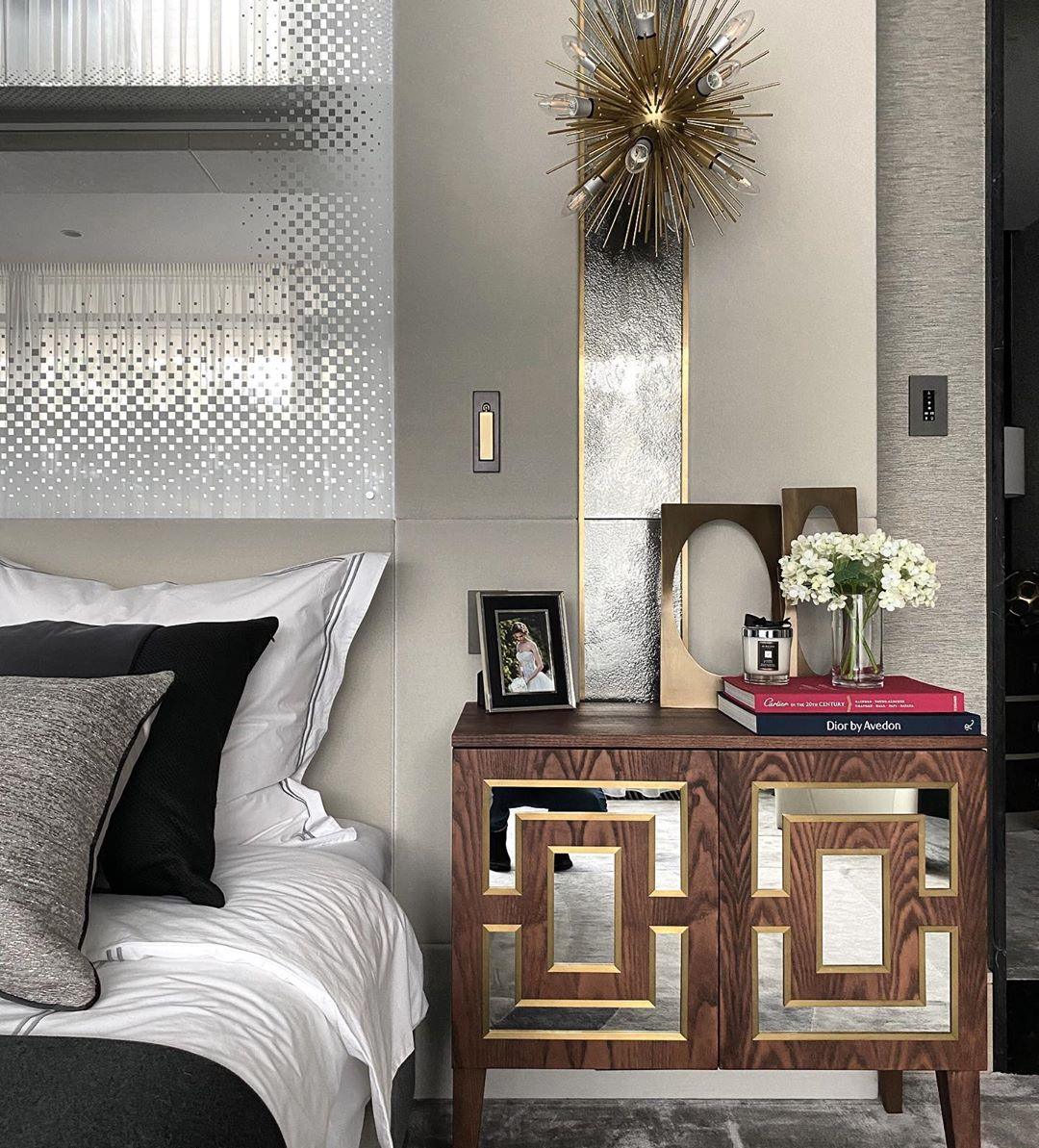 Modern Built-In Bedside Wall Sconce with LED Light
