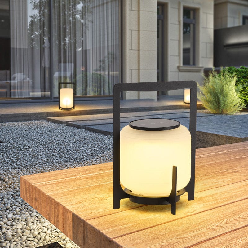 Compact Solar Patio Lamp