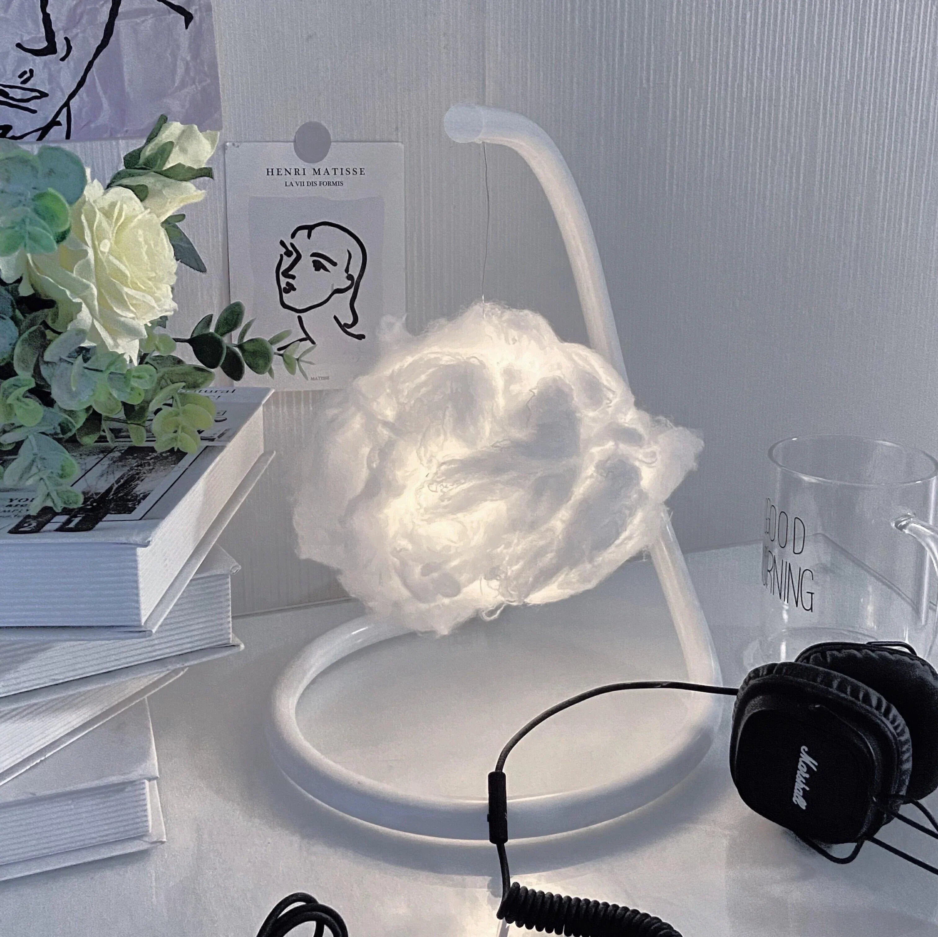 Cloud Bedside Lamp | Decorative Light with Floating Cloud Design