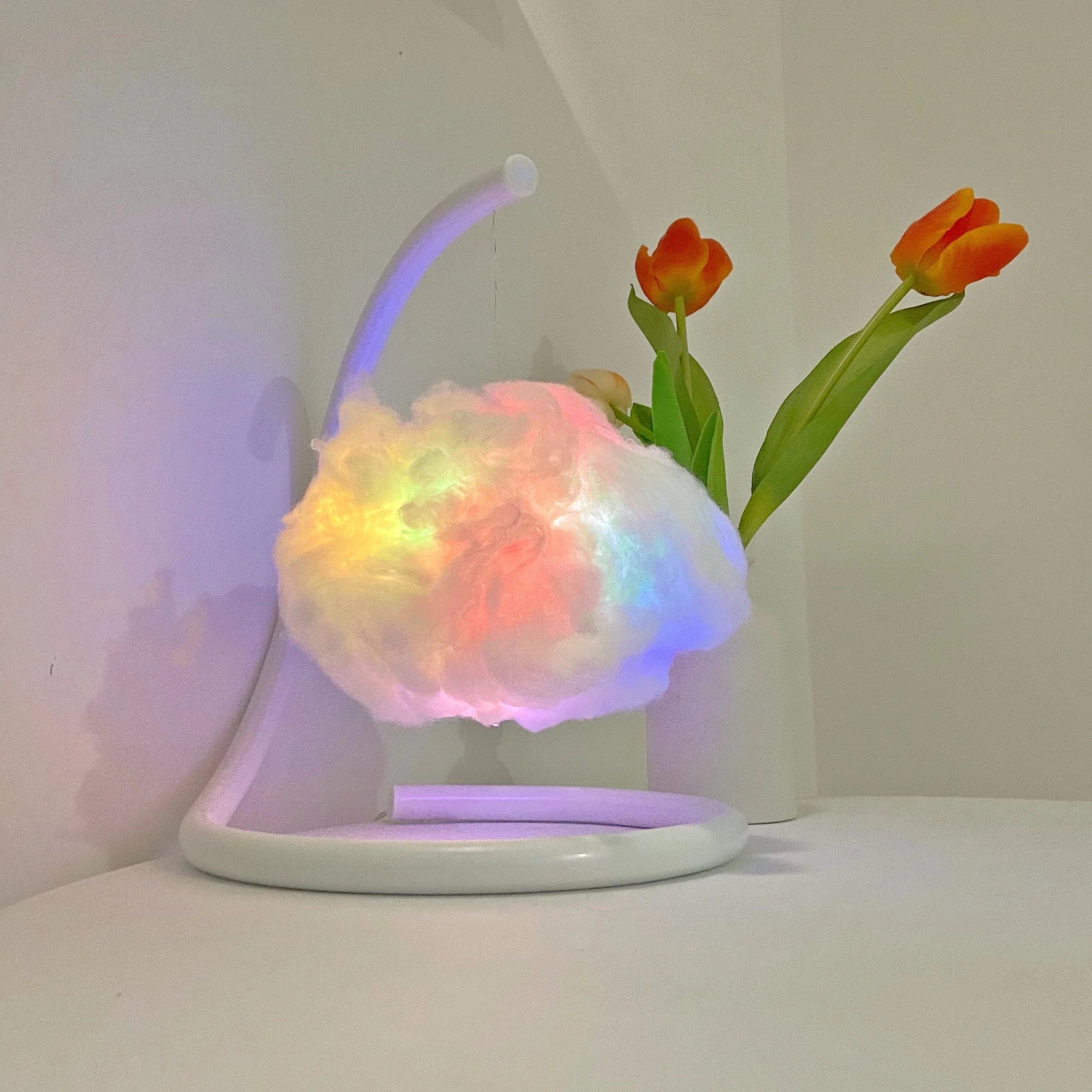 Cloud Bedside Lamp | Decorative Light with Floating Cloud Design