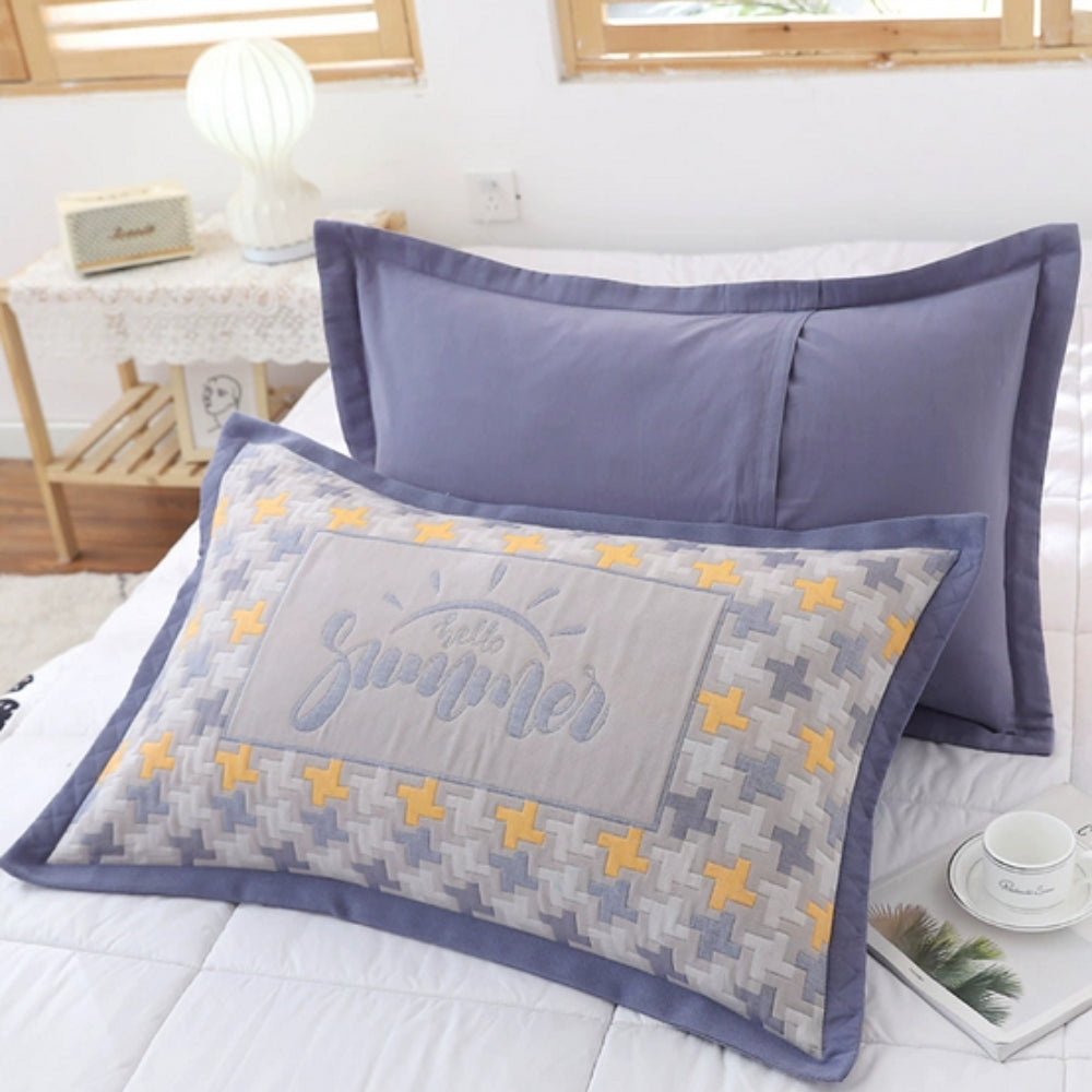 Charming Floral Cotton Pillowcases – Cozy & Washable - Atelier Dubois Paris