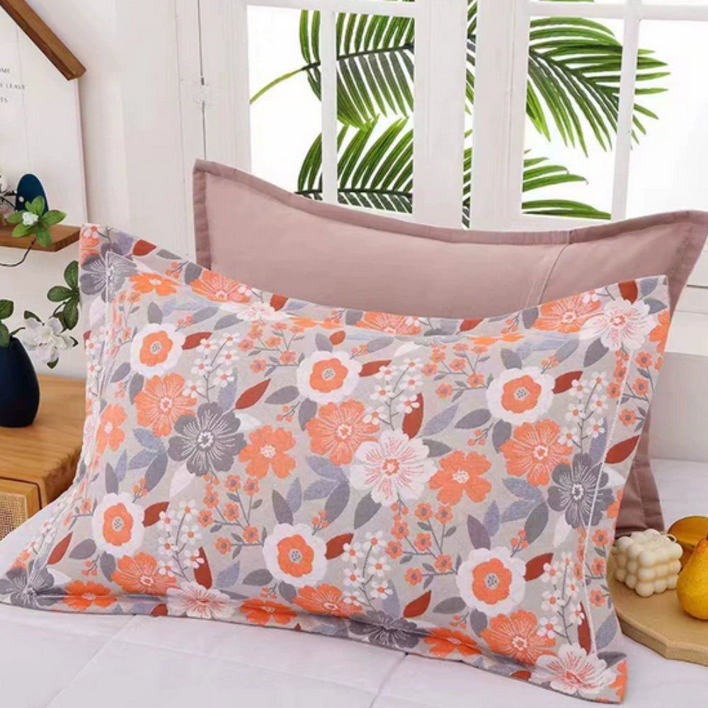 Charming Floral Cotton Pillowcases – Cozy & Washable - Atelier Dubois Paris