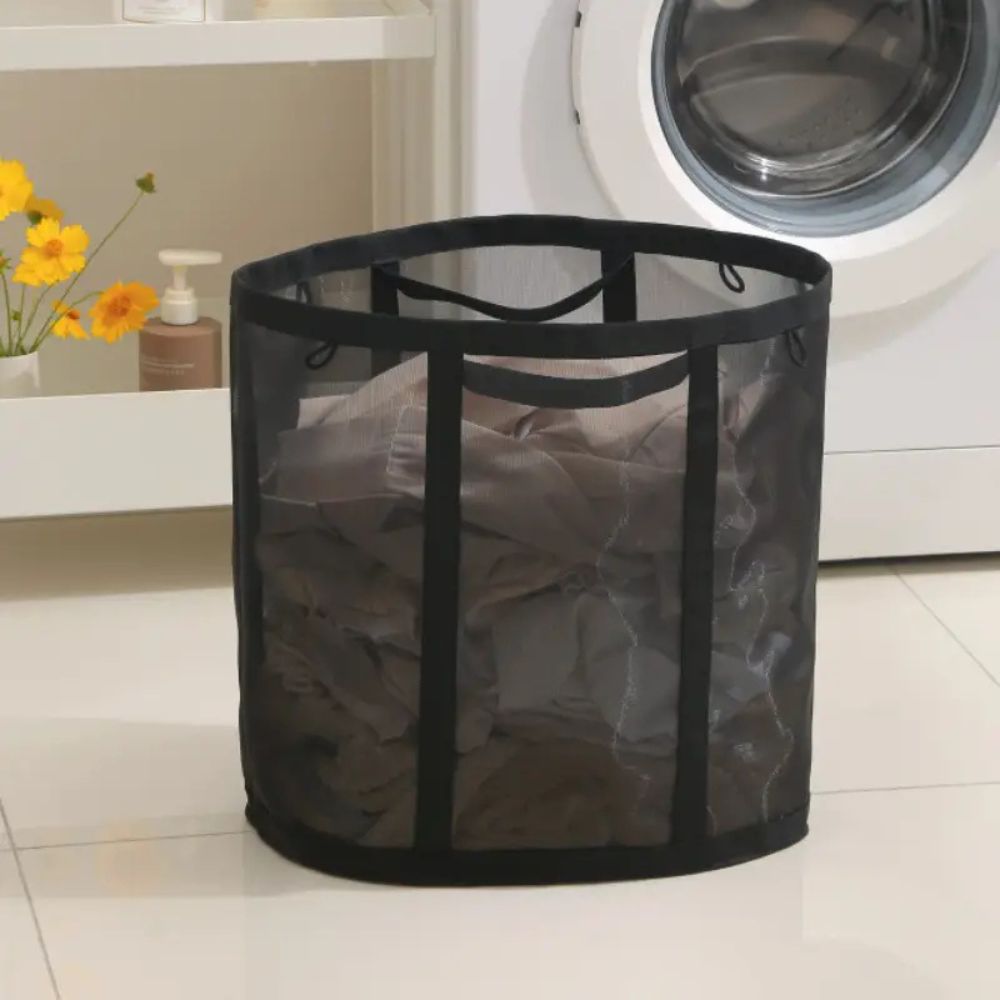 Portable Mesh Laundry Basket | Foldable Basket