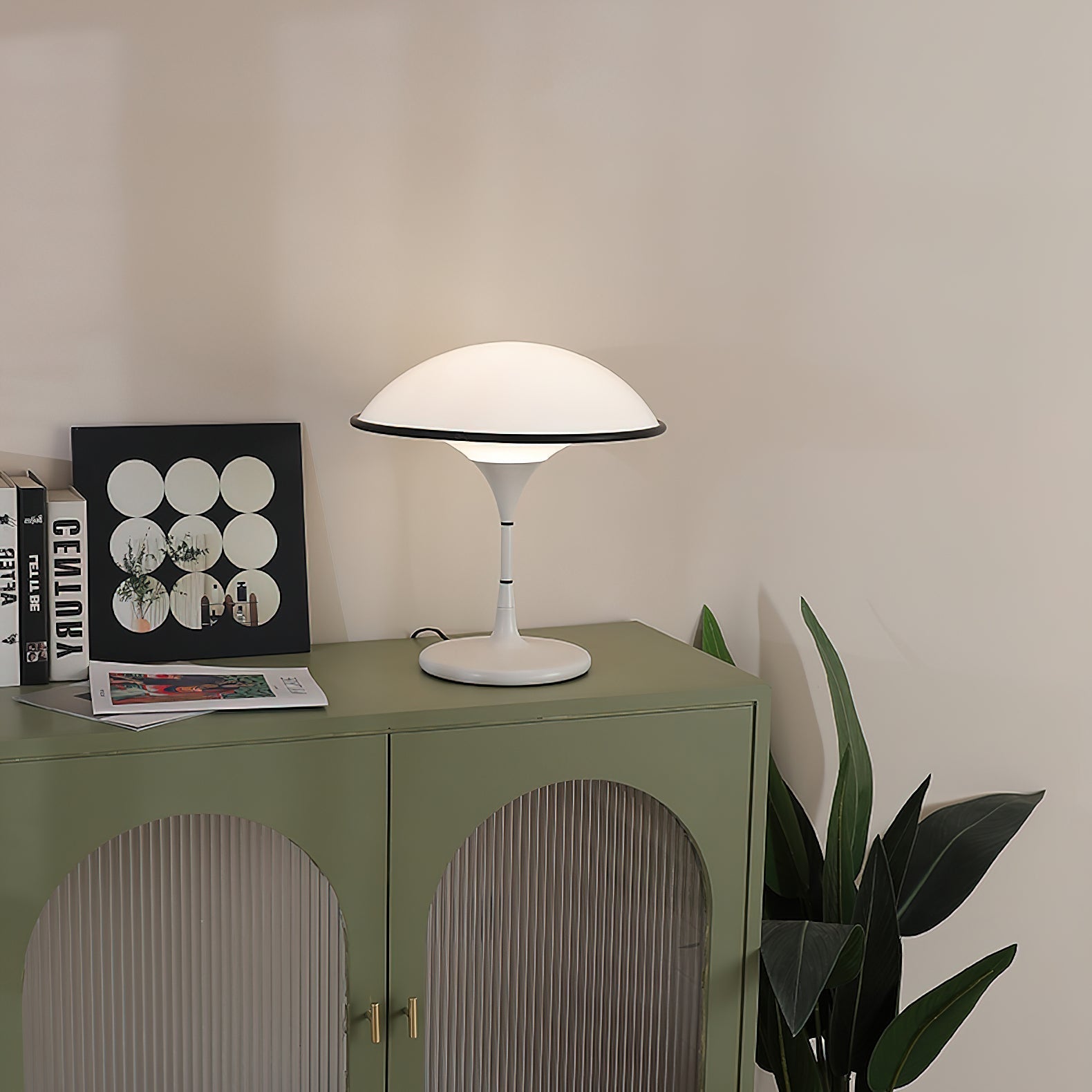 Futuristic Flying Saucer Lamp