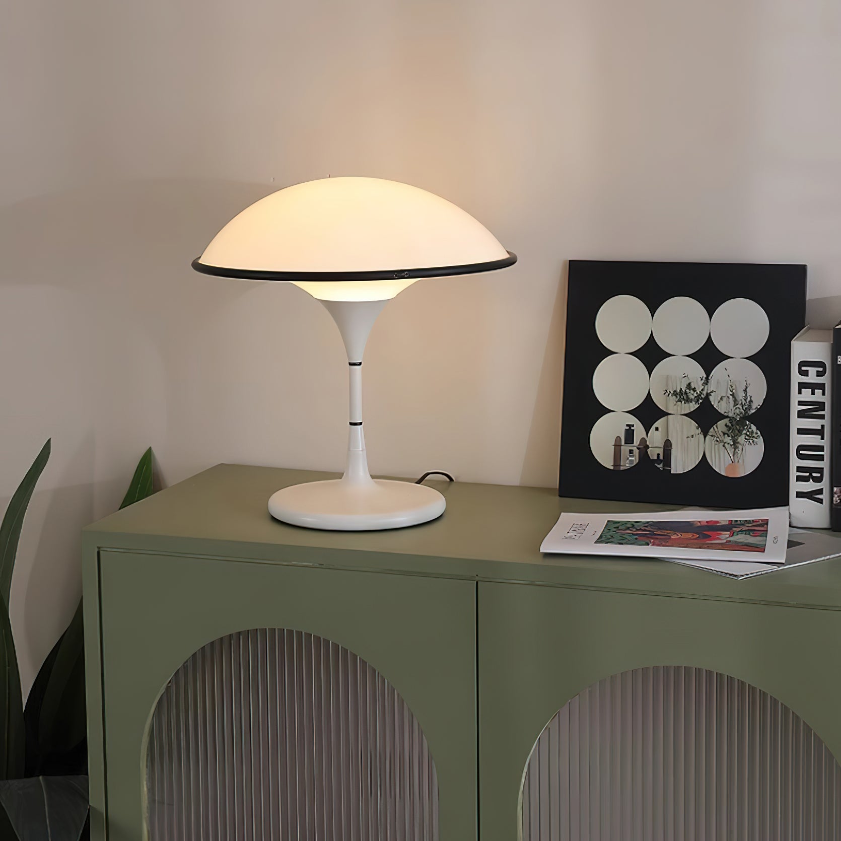 Futuristic Flying Saucer Lamp