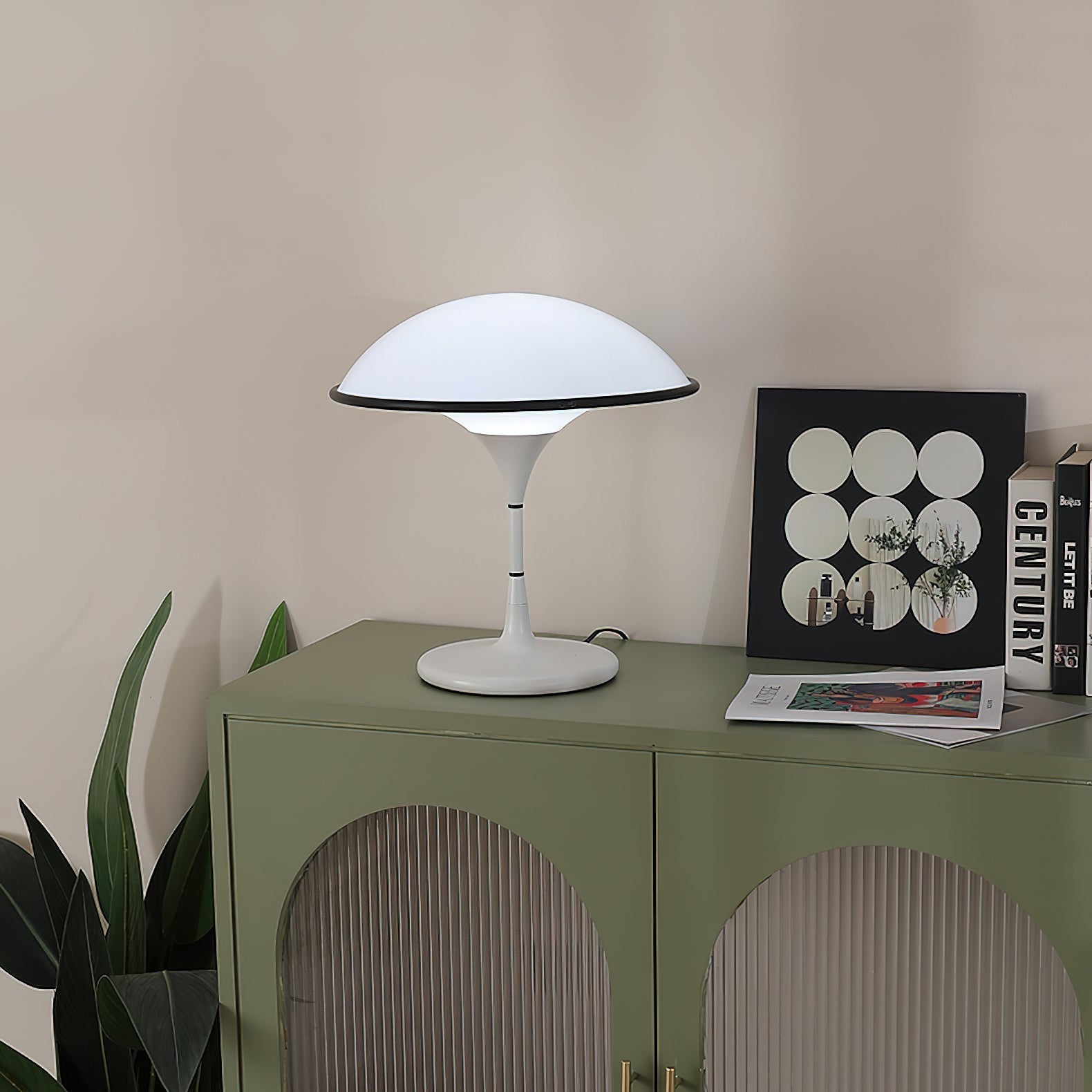 Futuristic Flying Saucer Lamp