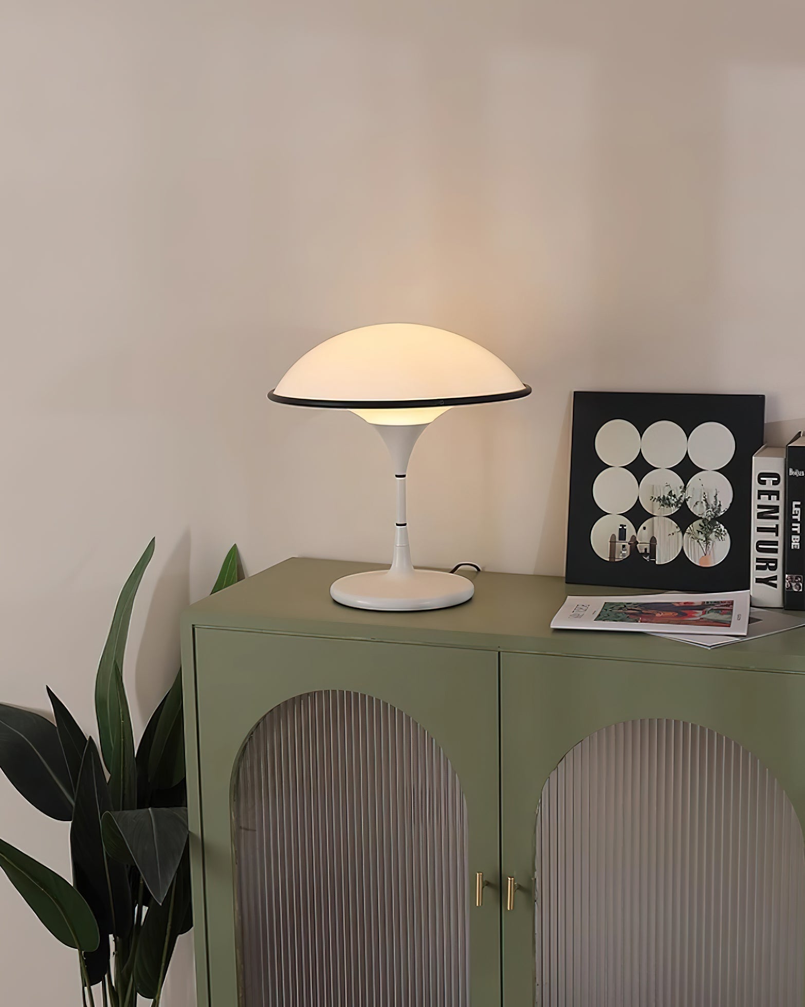 Futuristic Flying Saucer Lamp