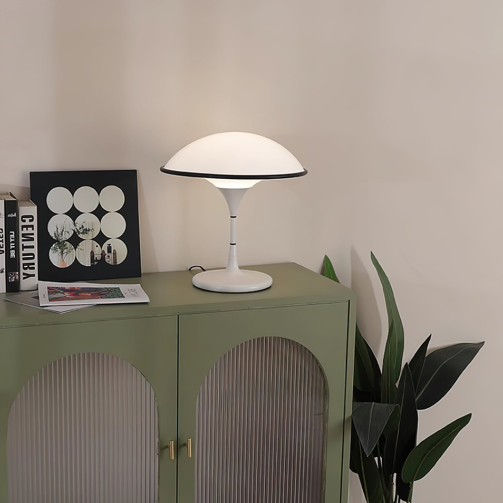 Futuristic Flying Saucer Lamp