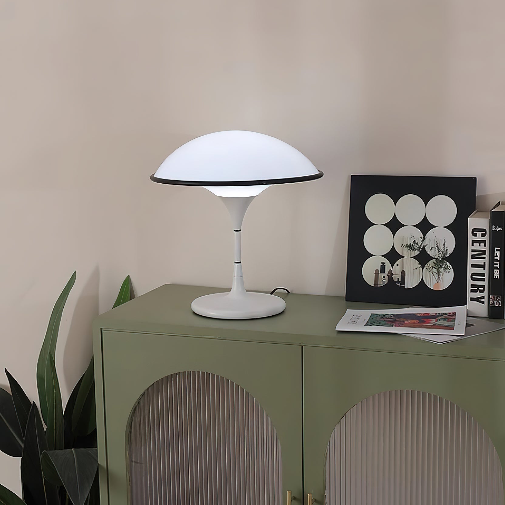 Futuristic Flying Saucer Lamp