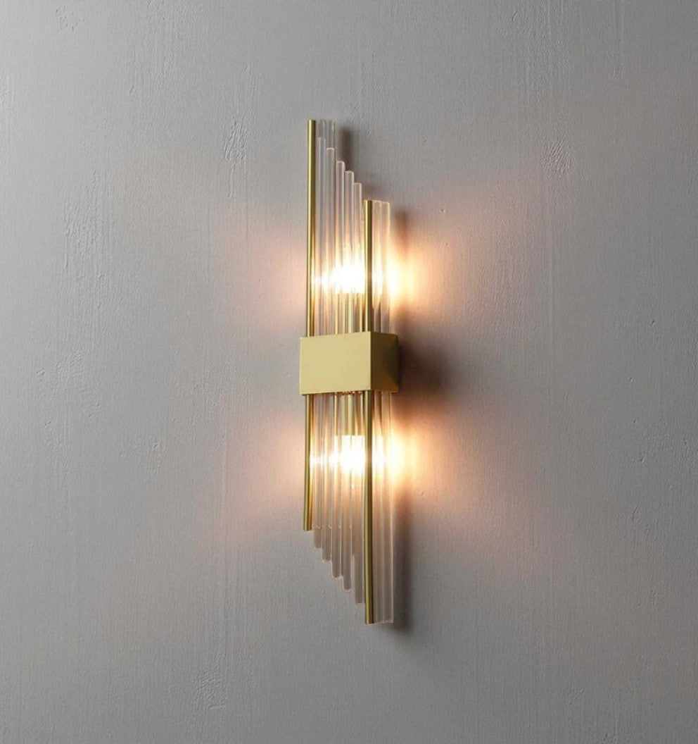 Modern Crystal Wall Sconce – LED Glow Wall Lamps